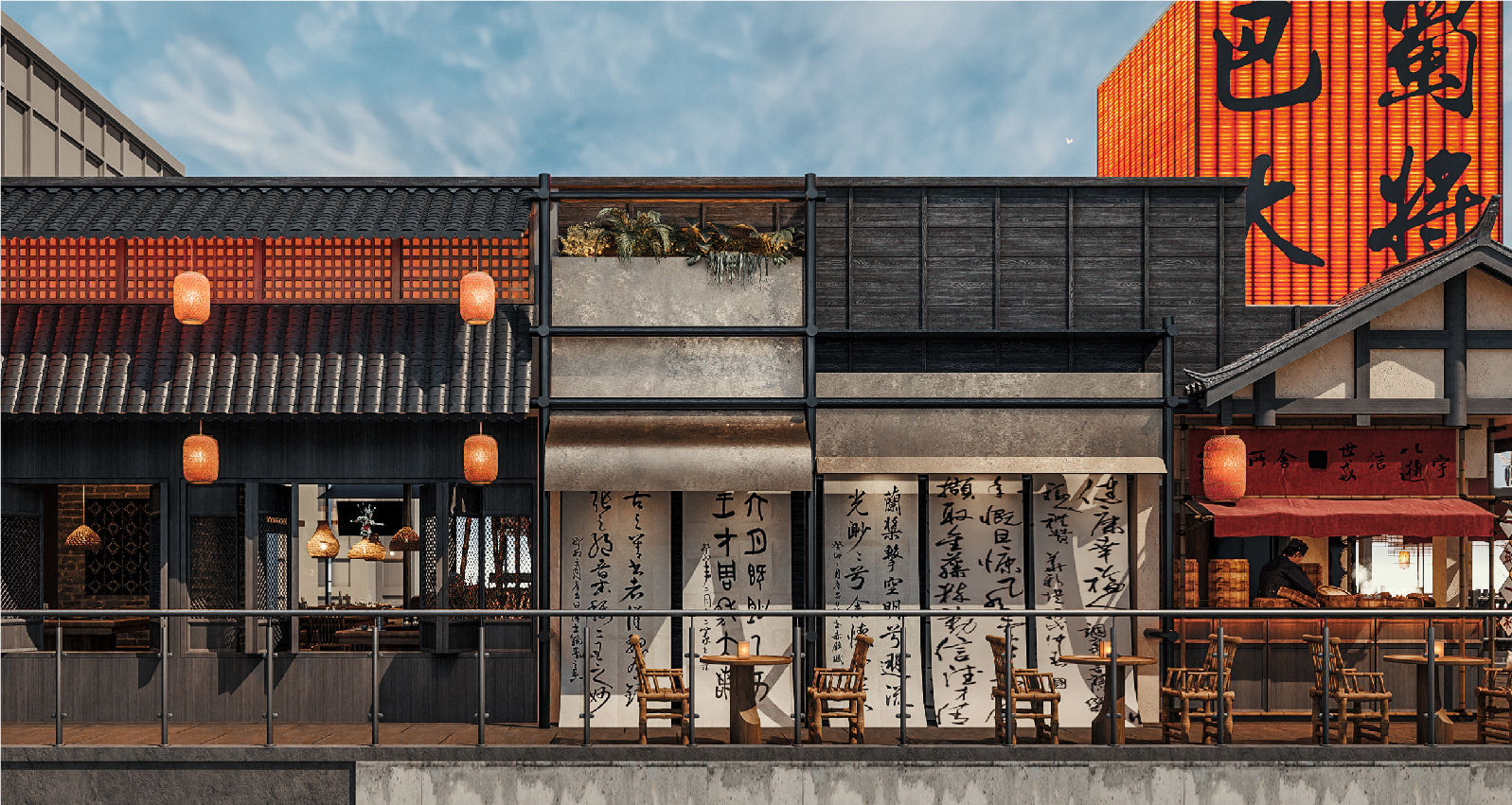 九眼桥店等位区